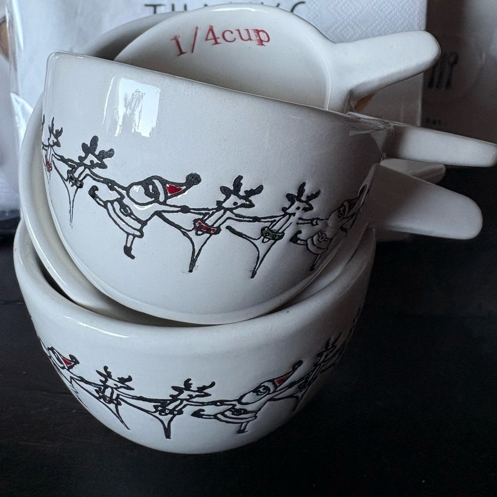 Festive Reindeer Measuring Cups